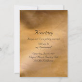 Invitation Noces de cuivre (Dos)