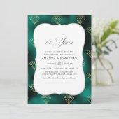 Invitation Noces de diamant - 60e anniversaire de mariage (Debout devant)