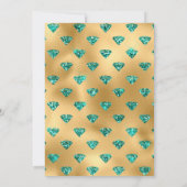 Invitation Noces de diamant - 60e anniversaire de mariage (Dos)