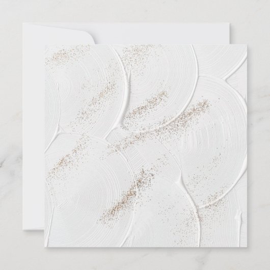 Invitation Noces de mariage Argent 25 ans Élégant Paillettes  (Dos)