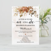 Invitation Noces de Mariage Nous faisons toujours Automne (Debout devant)