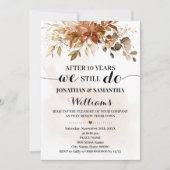 Invitation Noces de Mariage Nous nous aimons toujours Automne (Devant)