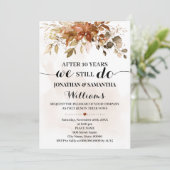 Invitation Noces de Mariage Nous nous aimons toujours Automne (Debout devant)