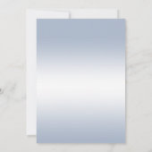 Invitation Noces de saphir 45e anniversaire de mariage (Dos)