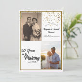 Invitation Noces d'or (Debout devant)