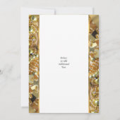 Invitation Noces d'or 50e anniversaire de mariage (Dos)