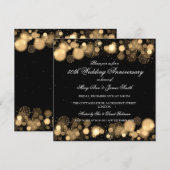 Invitation Noces d'or 50e anniversaire de mariage (Devant / Derrière)