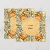 Invitation Noces d'or anniversaire de mariage 50e (Devant / Derrière)