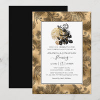 Noces d'or Black & Gold Glam 50e anniversaire de m