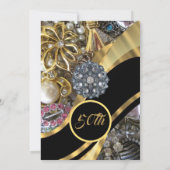 Invitation Noces d'or de mariage (Dos)