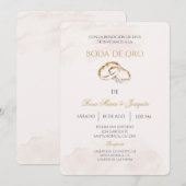 Invitation Noces d'or modifiables (Devant / Derrière)