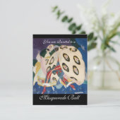 INVITATION NOCTURNE AVEC MASQUES, MASQUERADE MARDI GRAS (Debout devant)