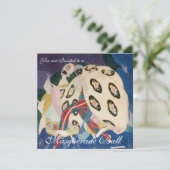 INVITATION NOCTURNE AVEC MASQUES, MASQUERADE MARDI GRAS (Debout devant)