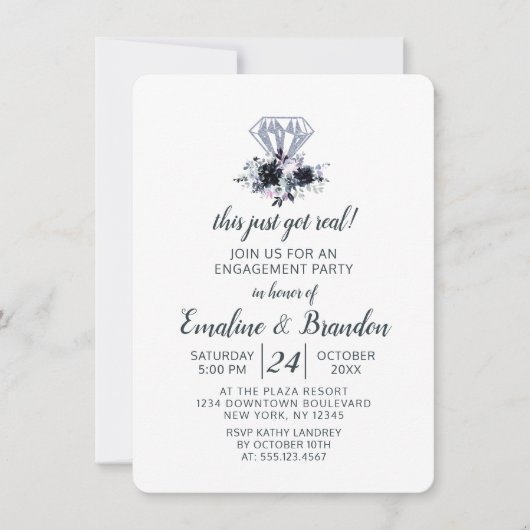 Invitation Nocturne Ce N'Est Qu'Une Véritable Partie D'Engage (Devant)