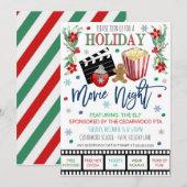 Invitation nocturne de Holiday Movie (Devant / Derrière)