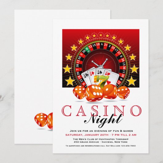 Invitation nocturne de jeux (Devant / Derrière)