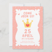 Invitation Nocturne de la mignonne Princess (Dos)