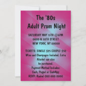 Invitation nocturne pour adultes (Devant)