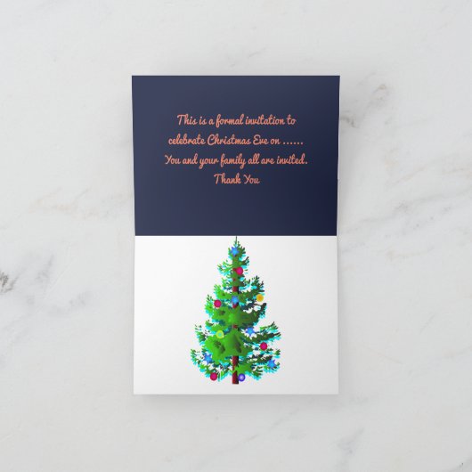 Invitation Noël (Intérieur)