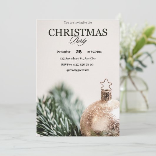 Invitation Noël (Debout devant)