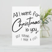 Invitation Noël (Debout devant)