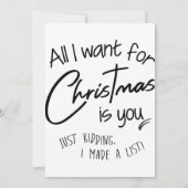 Invitation Noël (Dos)