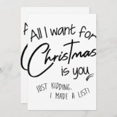 Invitation Noël (Devant / Derrière)