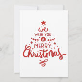 Invitation Noël (Dos)
