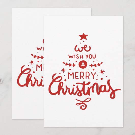 Invitation Noël (Devant / Derrière)