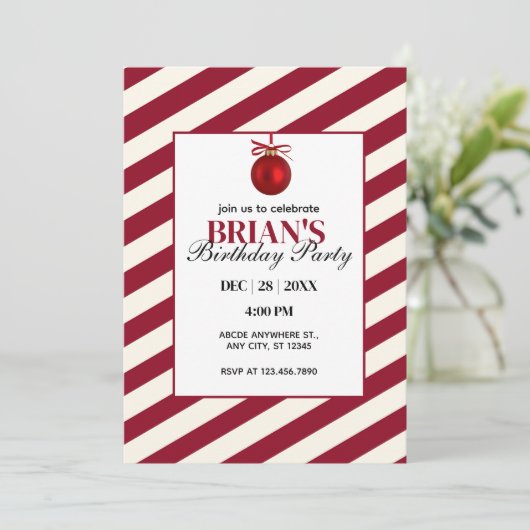 Invitation Noël (Debout devant)