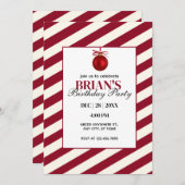 Invitation Noël (Devant / Derrière)