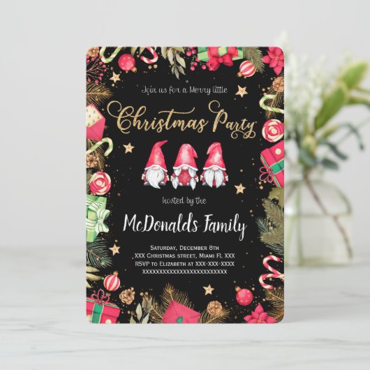 Invitation Noël (Debout devant)