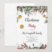 Invitation Noël (Devant / Derrière)