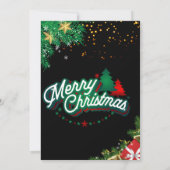 Invitation Noël (Dos)