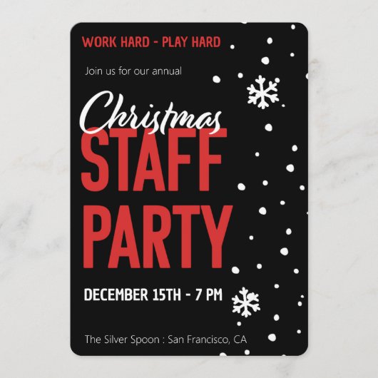 Invitation Noël (Devant)