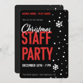 Invitation Noël (Devant / Derrière)