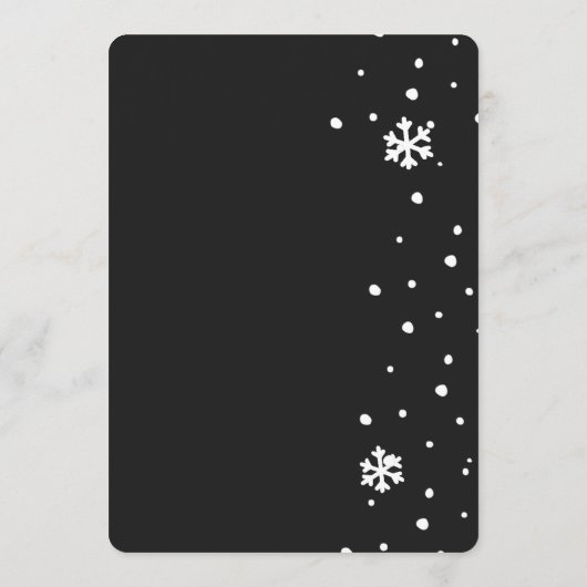 Invitation Noël (Dos)