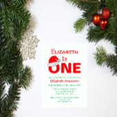 Invitation Noël 1er anniversaire