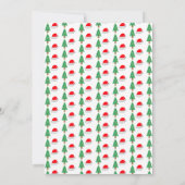 Invitation Noël 1er anniversaire (Dos)