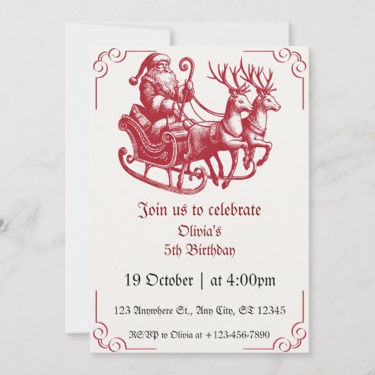 Invitation Noël 2024 (Devant)