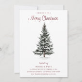 Invitation Noël à New York : Soirée moderne hivernale branché (Devant)