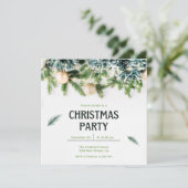 Invitation Noël à Sparkle Fir Twig (Debout devant)