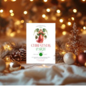 Invitation Noël Ange Typographie Fête de Noël En