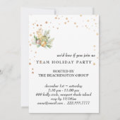 Invitation *~* Noël AP 20 Fête d'entreprise Fête famille Vaca (Dos)