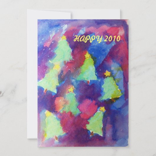 INVITATION NOËL ARBRE - FÊTE (Devant)