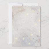 Invitation Noël Arbre Fête Dîner  (Dos)