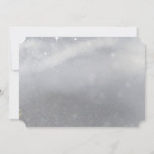 Invitation Noël Arbre Snowflakes, Fête de Noël d'entreprise (Dos)