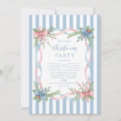 Invitation Noël au bonbon pastel (Devant)