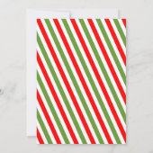 Invitation Noël avec la fête d'anniversaire de Rudolph (Dos)