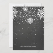 Invitation Noël Baby Girl Douche (Dos)